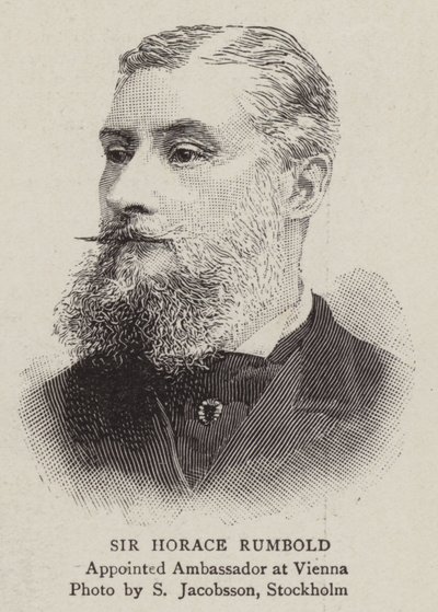 Sir Horace Rumbold (rytina) od English School