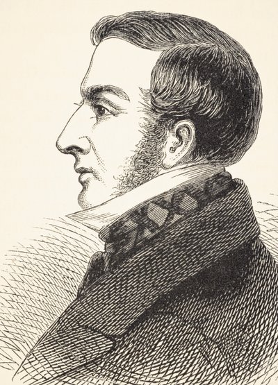 Sir James Graham, 2. baronet, z „Národních a domácích dějin Anglie“ od Williama Hickmana Smith Aubrey (1858-1916), vydáno v Londýně, kolem roku 1890 od English School