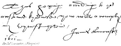 Sir Jas Lancaster, (navigátor) od English School