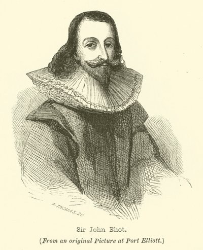 Sir John Eliot (rytina) od English School