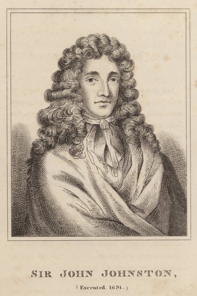 Sir John Johnston, popraven 1691 od English School