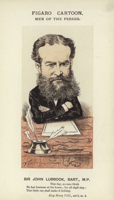 Sir John Lubbock , anglický politik od English School