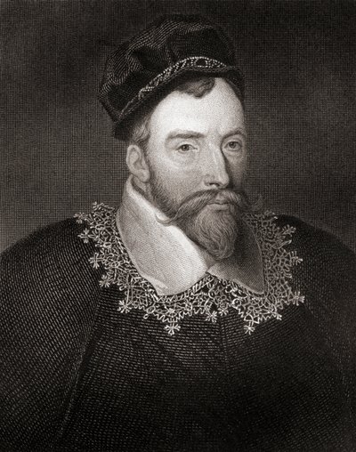Sir John Maitland, z Lodges British Portraits, 1823 od English School