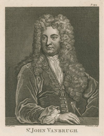 Sir John Vanbrugh , architekt a dramatik od English School