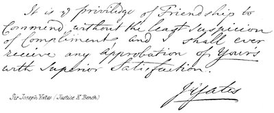 Sir Joseph Yates (Justice K Bench) od English School