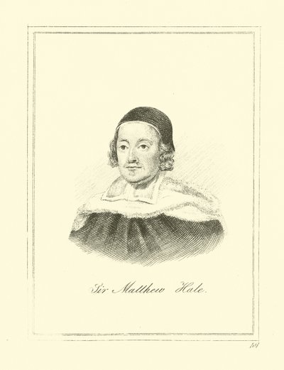 Sir Matthew Hale od English School