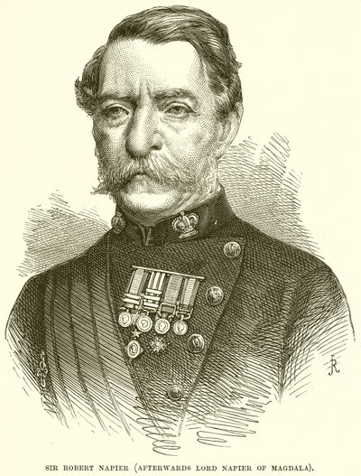Sir Robert Napier (potom lord Napier z Magdaly) od English School