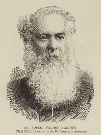 Sir Robert Palmer Harding (rytina) od English School
