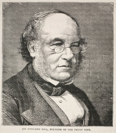 Sir Rowland Hill, zakladatel Penny Post od English School