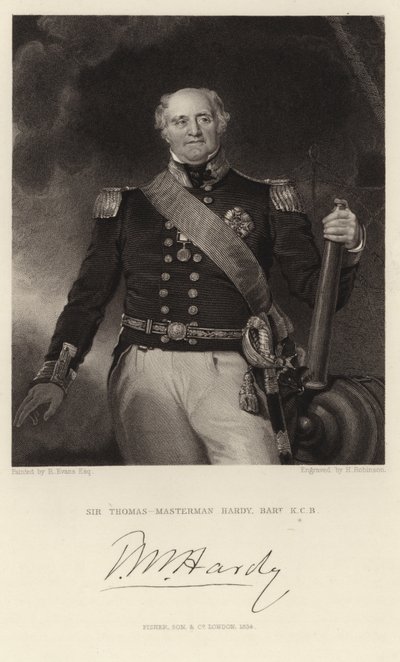 Sir Thomas-Masterman Hardy od English School