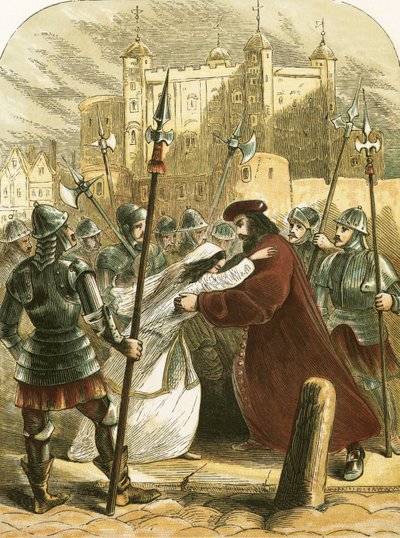 Sir Thomas More, na cestě k popravě od English School