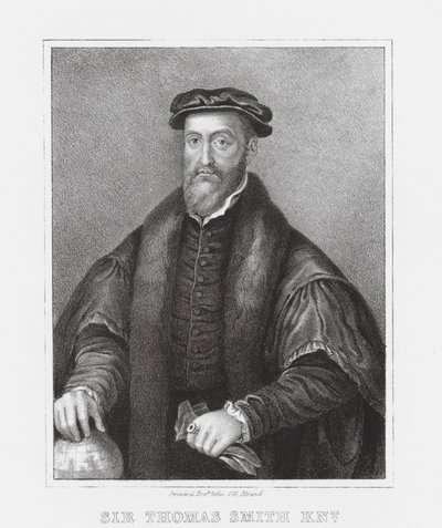Sir Thomas Smith KNT (rytina) od English School