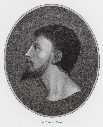 Sir Thomas Wyatt (litografie) od English School