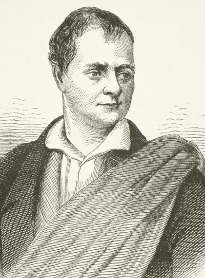 Sir Walter Scott, z „Národní a domácí historie Anglie“ od Williama Hickmana Smith Aubrey (1858-1916), vydaný v Londýně, kolem roku 1890 od English School