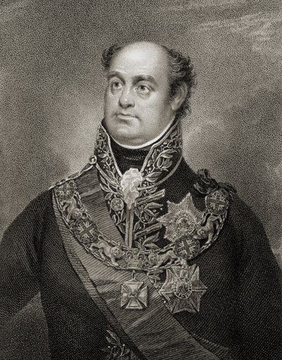 Sir William Carr Beresford (1768-1854) (rytina) od English School