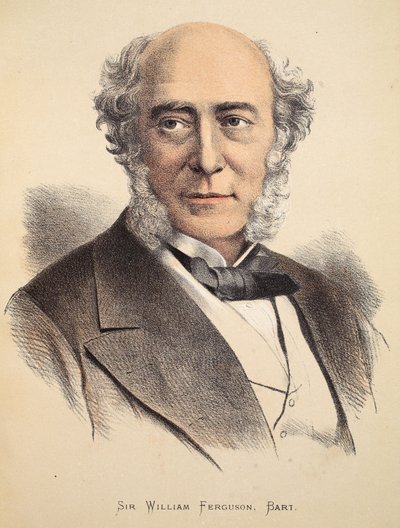 Sir William Ferguson, Bart, ilustrace z Obrazového vydání života a objevů Davida Livingstonea od J. Ewinga Richieho, pub. od A. Fullarton & Co., 1876 od English School
