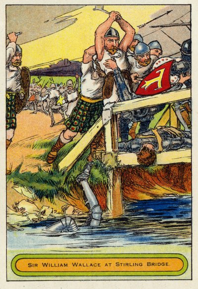 Sir William Wallace na Stirling Bridge od English School