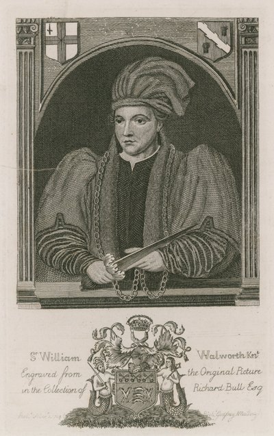 Sir William Walworth, primátor Londýna, 1370 od English School