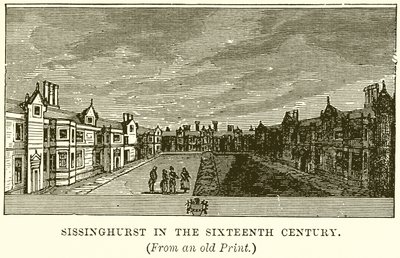 Sissinghurst v šestnáctém století od English School