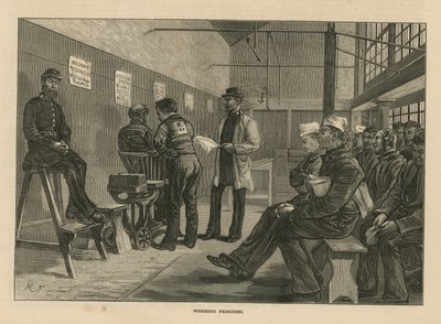 Náčrtky v Clerkenwell House of Correction od English School