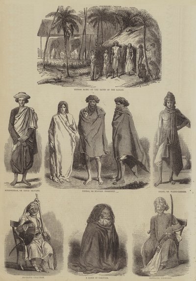 Sketches of India (rytina) od English School