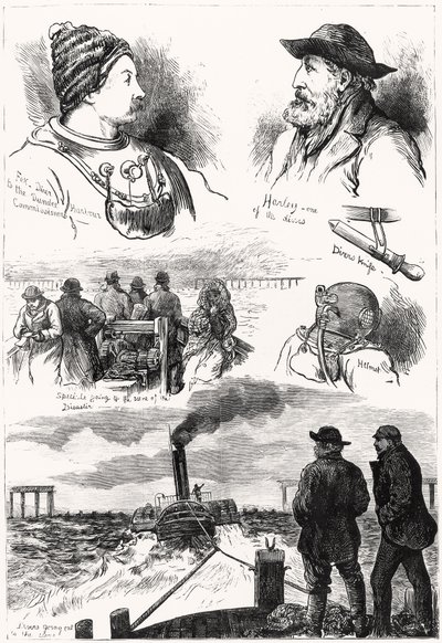 Náčrt katastrofy Tay Bridge od English School