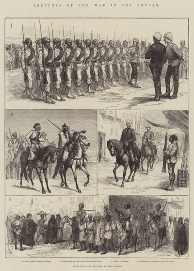 Sketches of the War in the Súdan (rytina) od English School