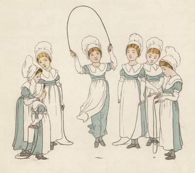 Skipping (barevná litografie) od English School