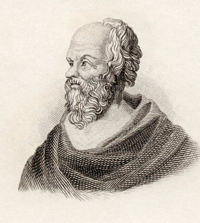Socrates, z „Crabbes Historical Dictionary“, vydaného v roce 1825 od English School