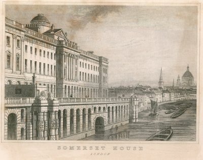 Somerset House, The Strand, Londýn od English School