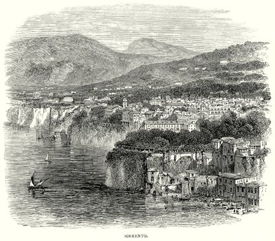 Sorrento (rytina) od English School