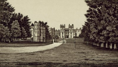 Jižní fronta, hrad Windsor od English School