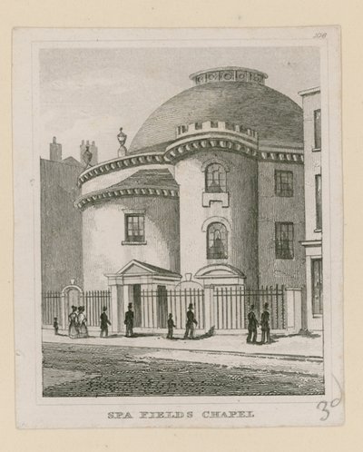 Kaple Spa Fields, Clerkenwell od English School
