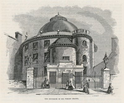 Kaple Spa Fields, Clerkenwell od English School