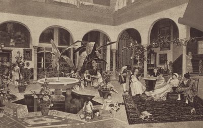 Španělský interiér (chromolit) od English School