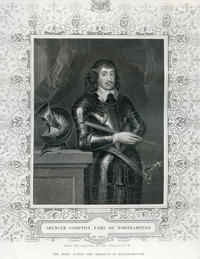 Spencer Compton, 2. hrabě z Northamptonu (1601-43) od English School