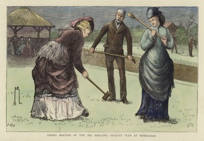 Jarní setkání All England Croquet Club ve Wimbledonu od English School