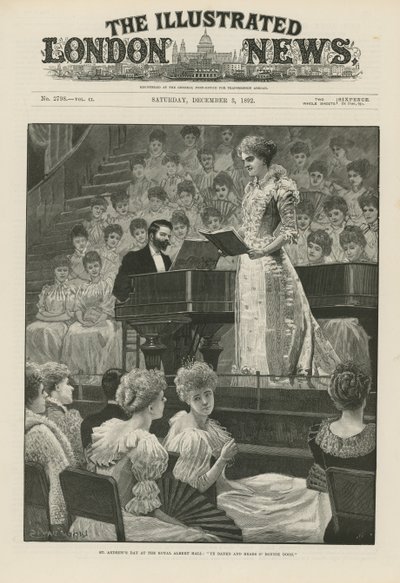 Den svatého Andrewa v Royal Albert Hall od English School