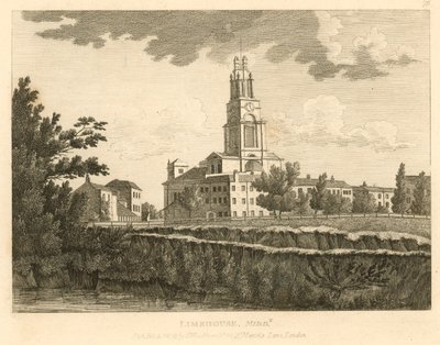 Kostel St Annes, Limehouse, Londýn od English School