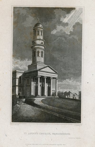 Kostel St Annes, Wandsworth od English School