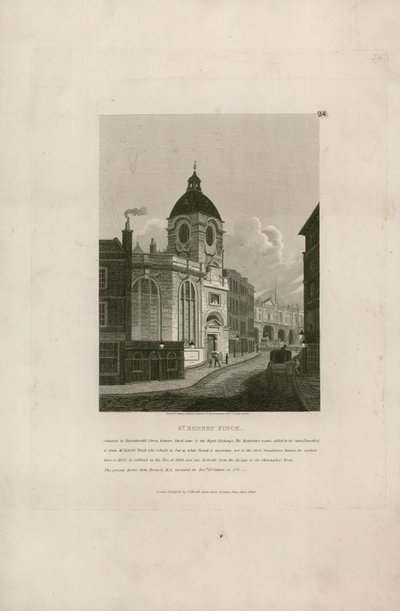 St Bennet Finck, Threadneedle Street, Londýn od English School