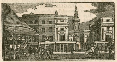 Kostel St Brides, Fleet Street, Londýn od English School