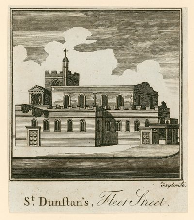 St Dunstans, Fleet Street, Londýn od English School