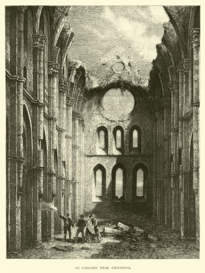 St Galgano poblíž Chiusdino od English School