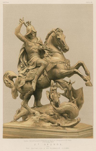 St George od The Chevalier A de Fernkorn, Vídeň od English School