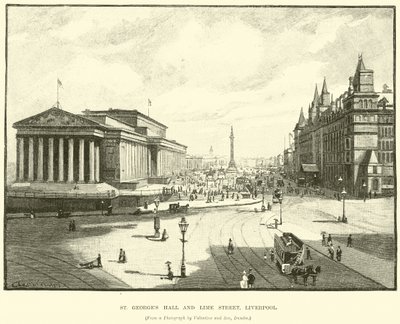 St Georges Hall a Lime Street, Liverpool od English School