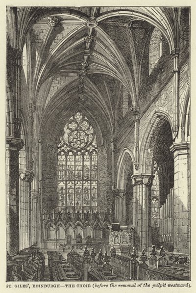 St Giles, Edinburgh, The Choir od English School