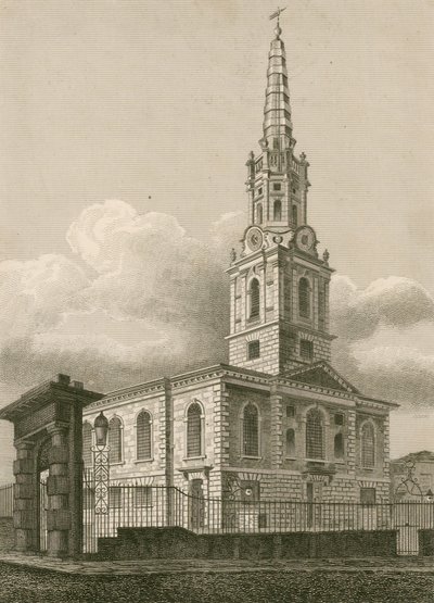 St Giles in the Fields, Londýn od English School