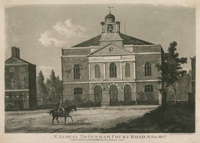 St Jamess Chapel, Tottenham Court Road, Londýn od English School