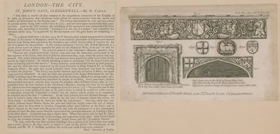 St Johns Gate, Clerkenwell od English School